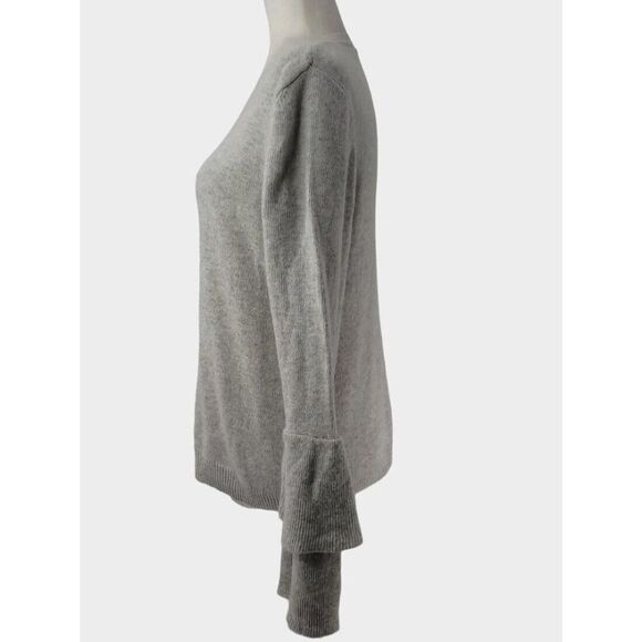 J Crew Mercantile Bell Sleeve Sweater Style J7850 Womens Gray Size Medium Twee - Picture 5 of 8